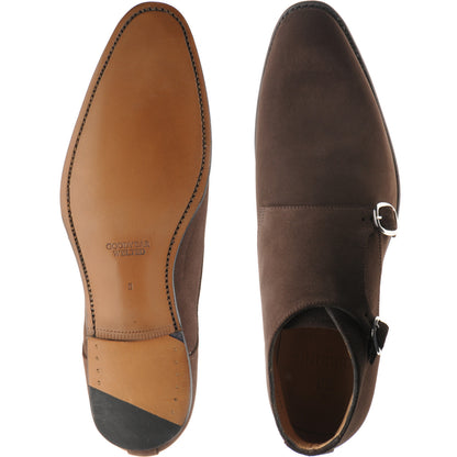 Product image for Herring Orwell mens boots in brown suede