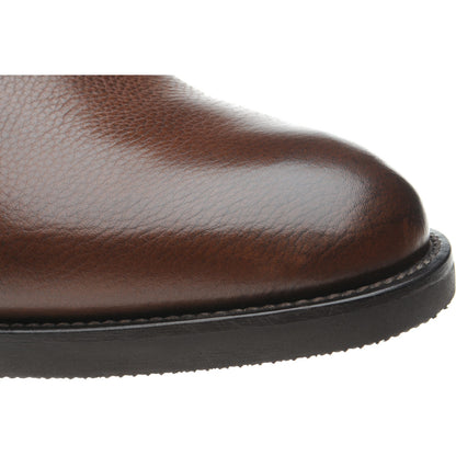 Product image for Herring Oslo (Warm Lined) mens rubber-soled Chukka boots in brown calf