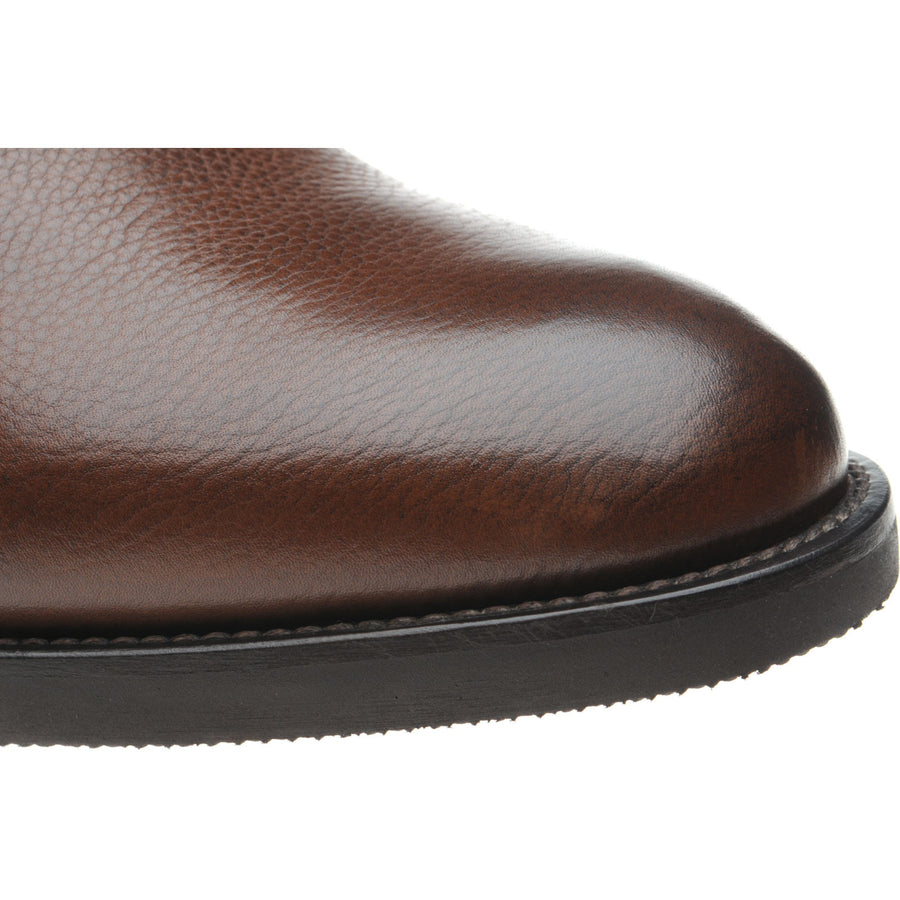 Product image for Herring Oslo (Warm Lined) mens rubber-soled Chukka boots in brown calf
