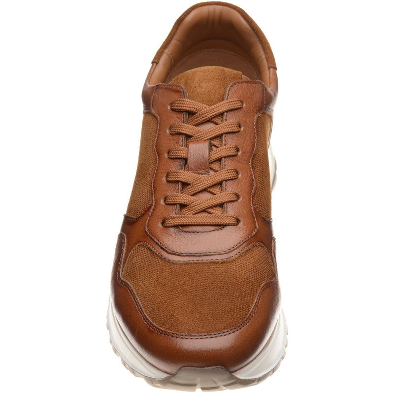 Product image for Herring Paris mens rubber-soled in tan calf and suede