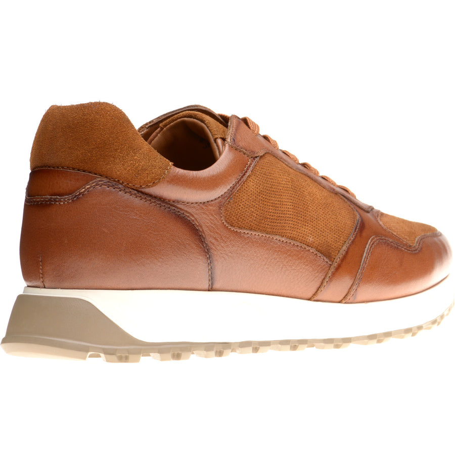 Product image for Herring Paris mens rubber-soled in tan calf and suede