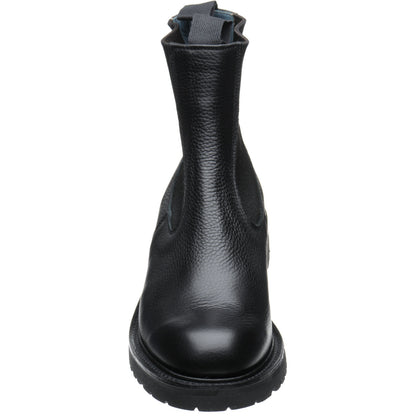 Product image for Herring Paula ladies rubber-soled Chelsea boots in black muflone calf