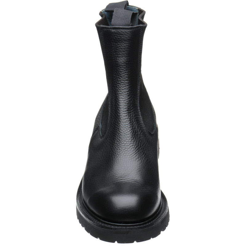 Product image for Herring Paula ladies rubber-soled Chelsea boots in black muflone calf