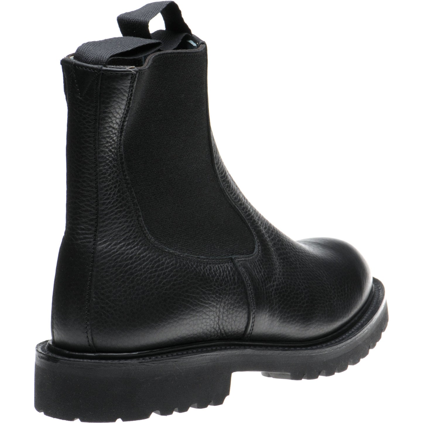 Product image for Herring Paula ladies rubber-soled Chelsea boots in black muflone calf
