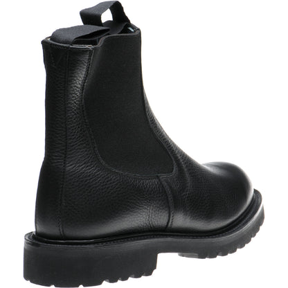 Product image for Herring Paula ladies rubber-soled Chelsea boots in black muflone calf