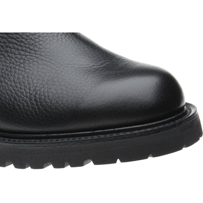 Product image for Herring Paula ladies rubber-soled Chelsea boots in black muflone calf