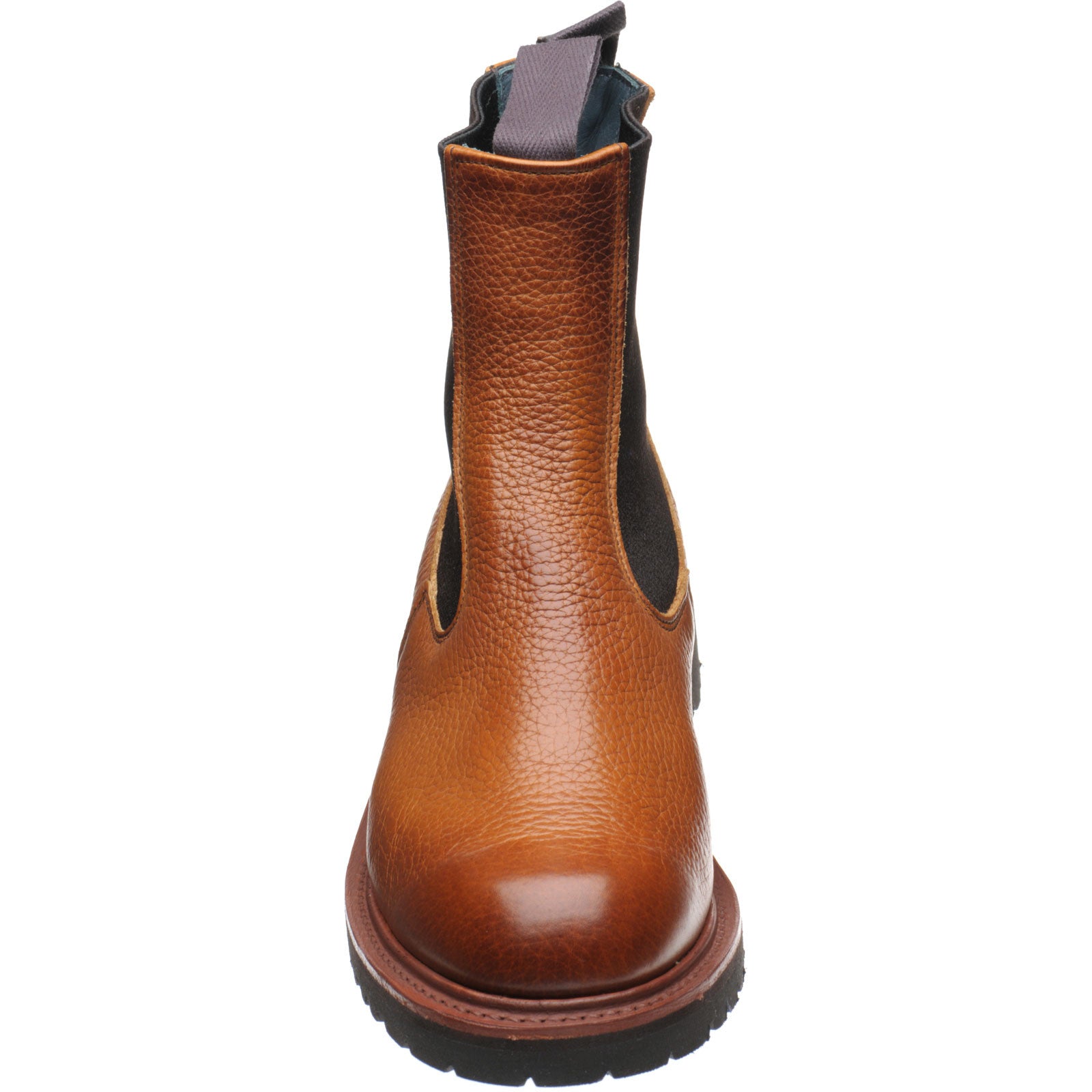 Product image for Herring Paula ladies rubber-soled Chelsea boots in marron muflone calf