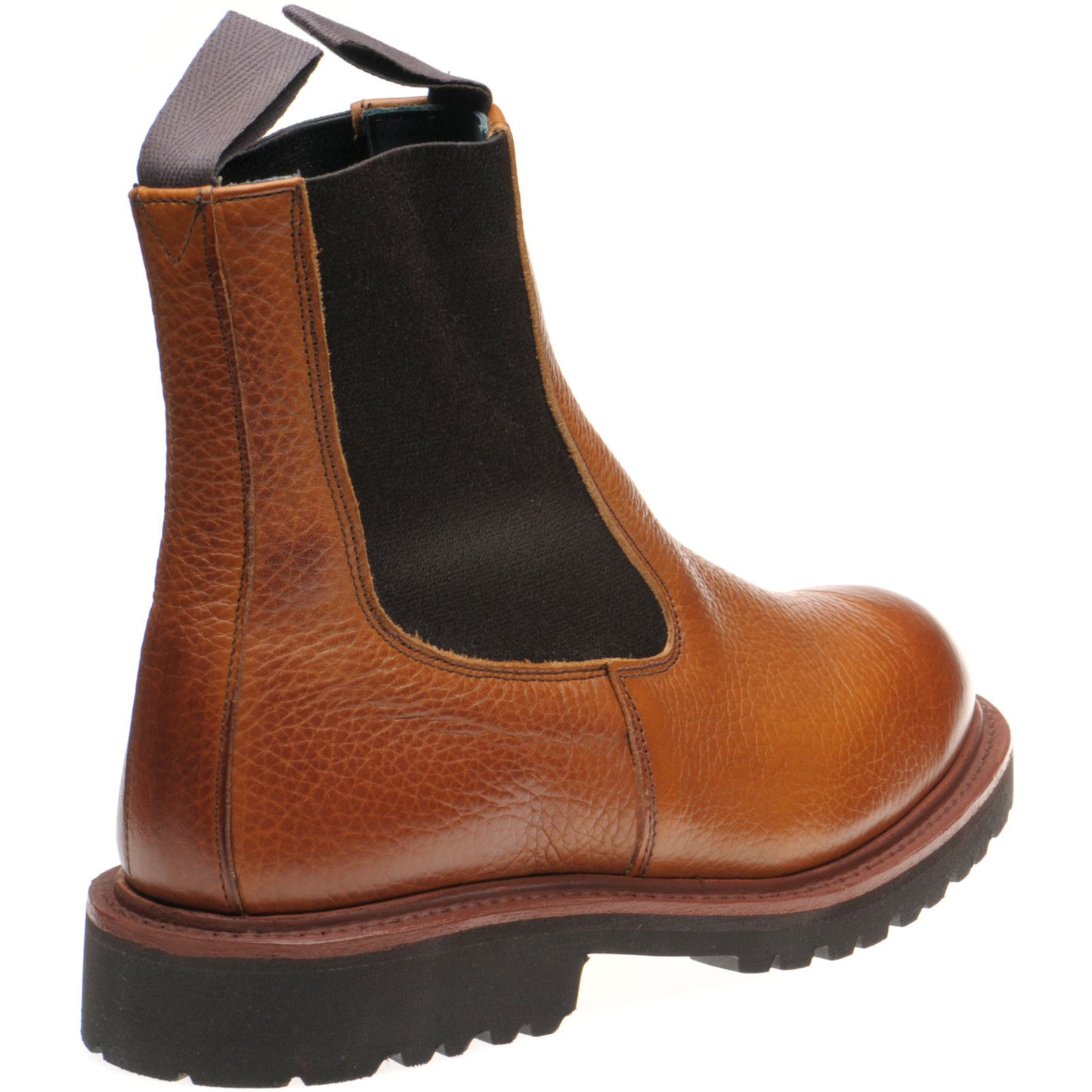 Product image for Herring Paula ladies rubber-soled Chelsea boots in marron muflone calf