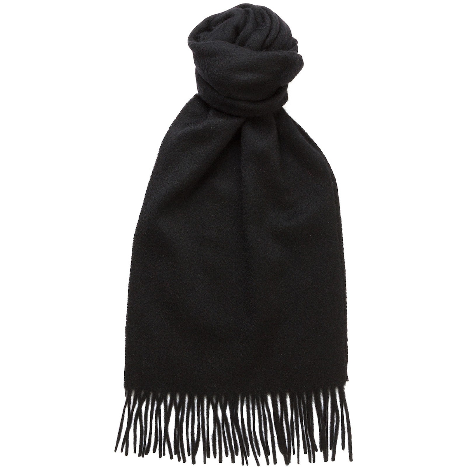 Product image for Herring Plain Cashmere Scarf in black cashmere