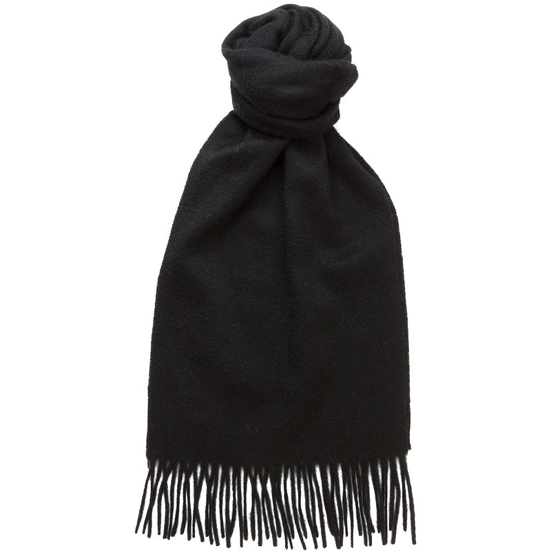 Product image for Herring Plain Cashmere Scarf in black cashmere