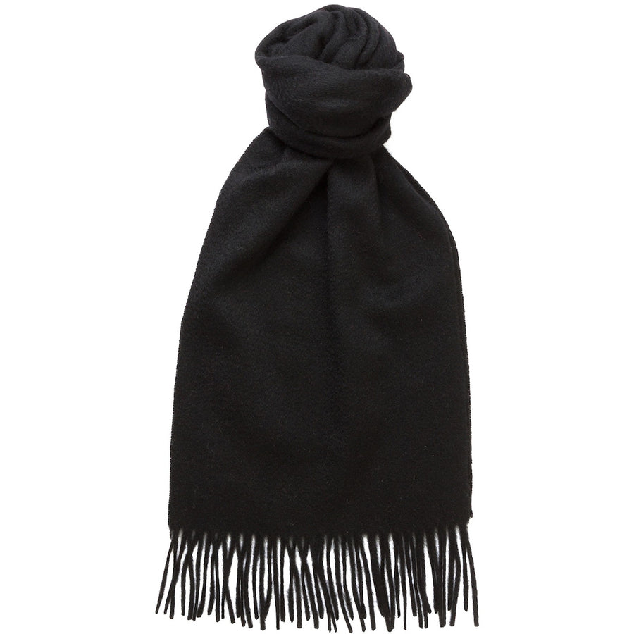 Product image for Herring Plain Cashmere Scarf in black cashmere