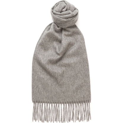 Product image for Herring Plain Cashmere Scarf in mid grey cashmere
