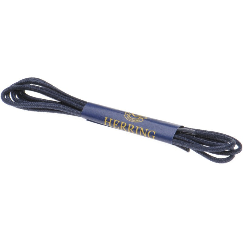 Product image for Herring Plain Laces 80cm Twin Pack in navy