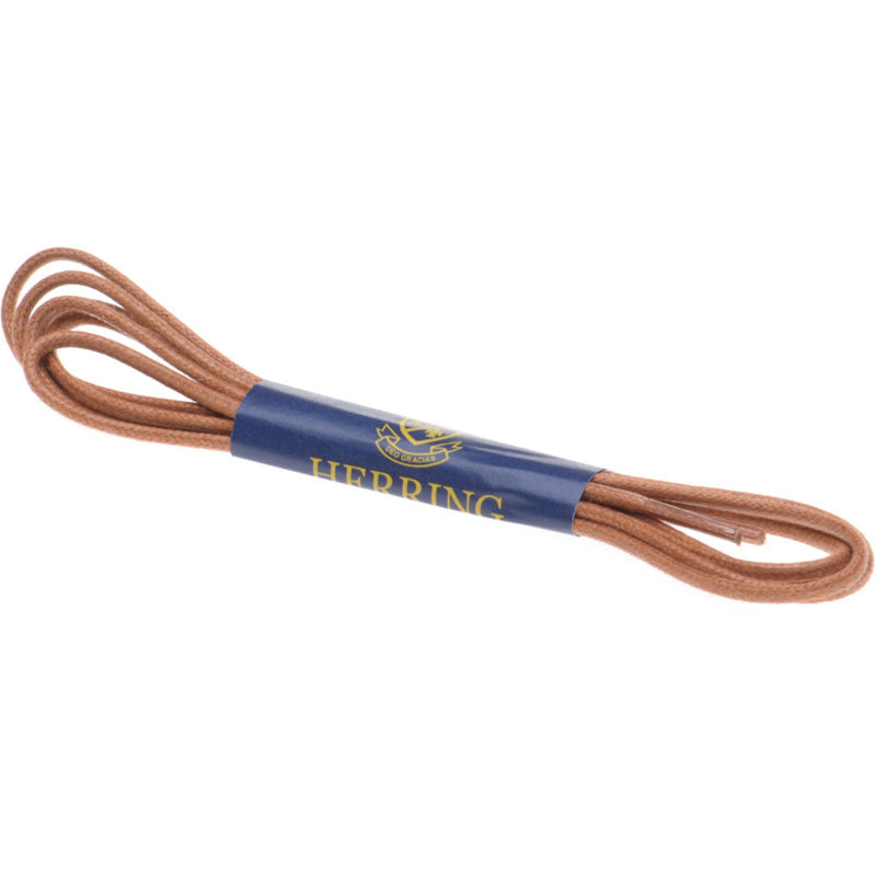 Product image for Herring Plain Laces 80cm Twin Pack in tan