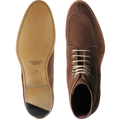 Product image for Herring Pocklington mens boots in brown suede