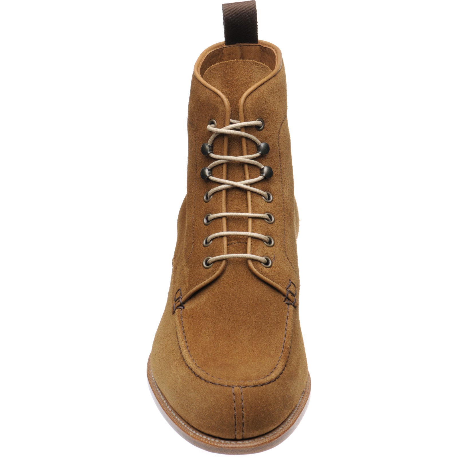 Product image for Herring Pocklington mens boots in taupe suede