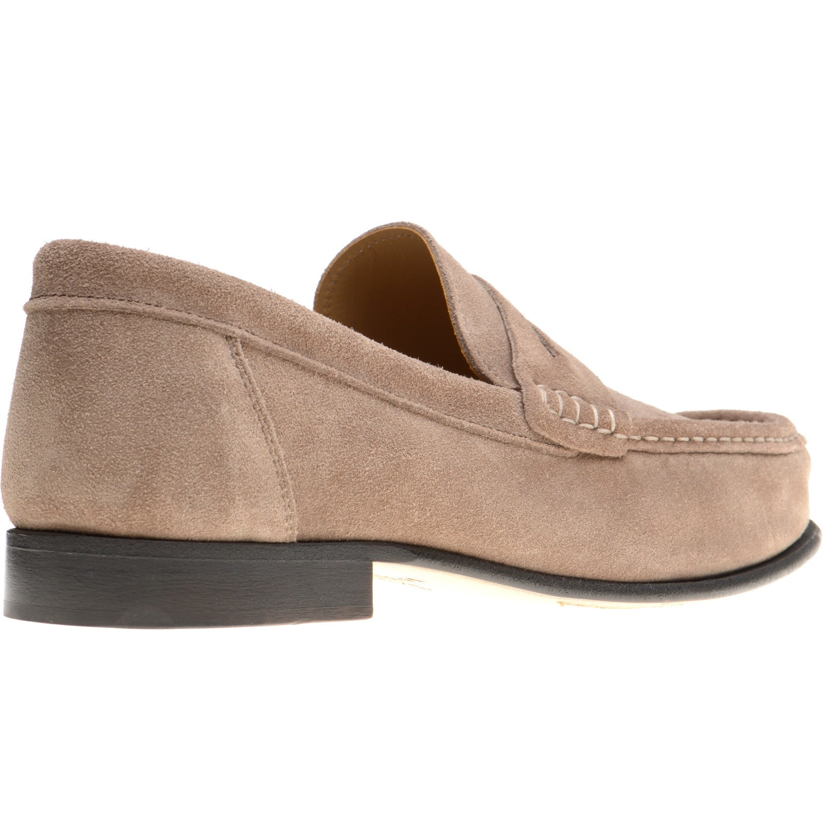 Product image for Herring Puglia mens hybrid-soled loafers in taupe suede