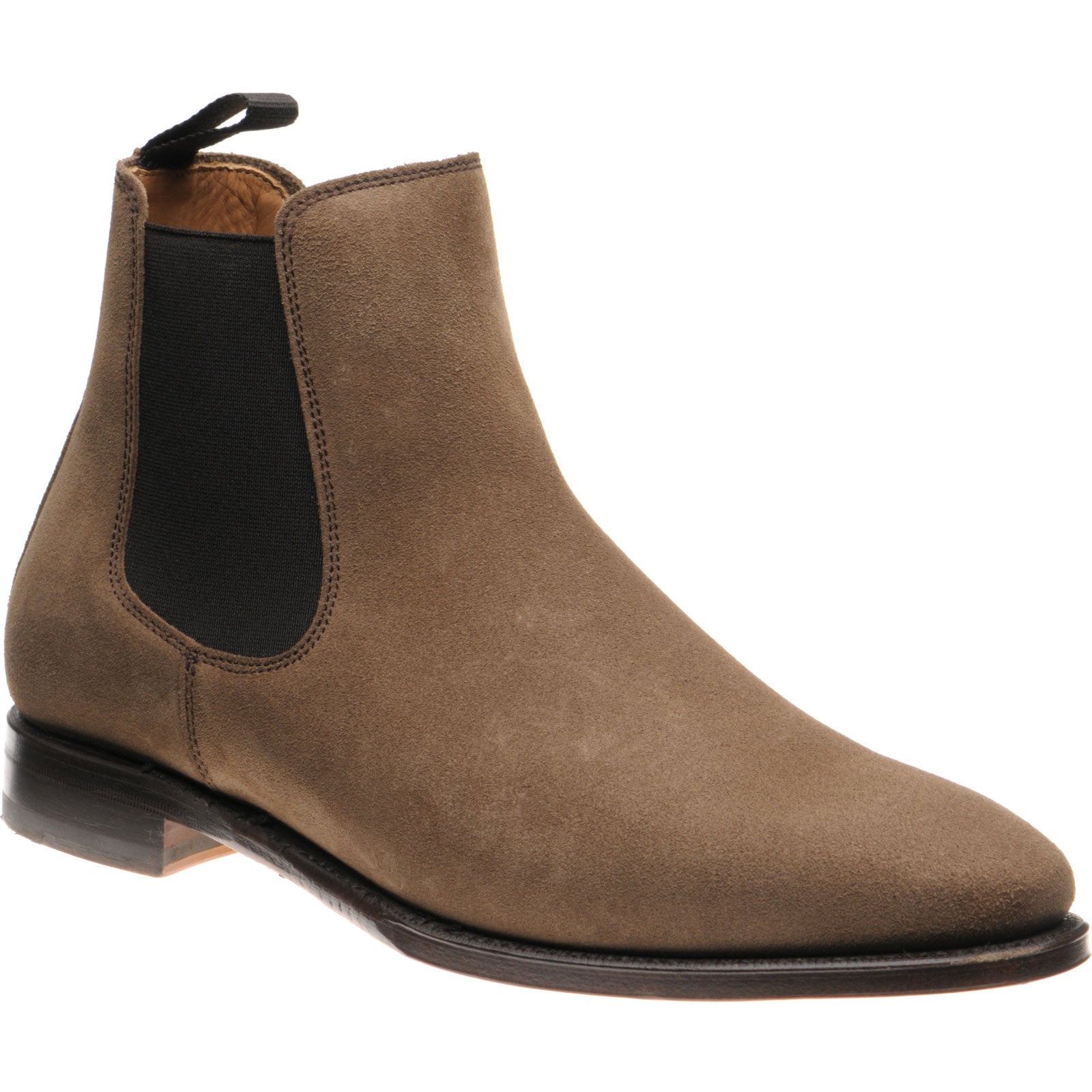Product image for Herring Purcell II mens Chelsea boots in tabacco suede