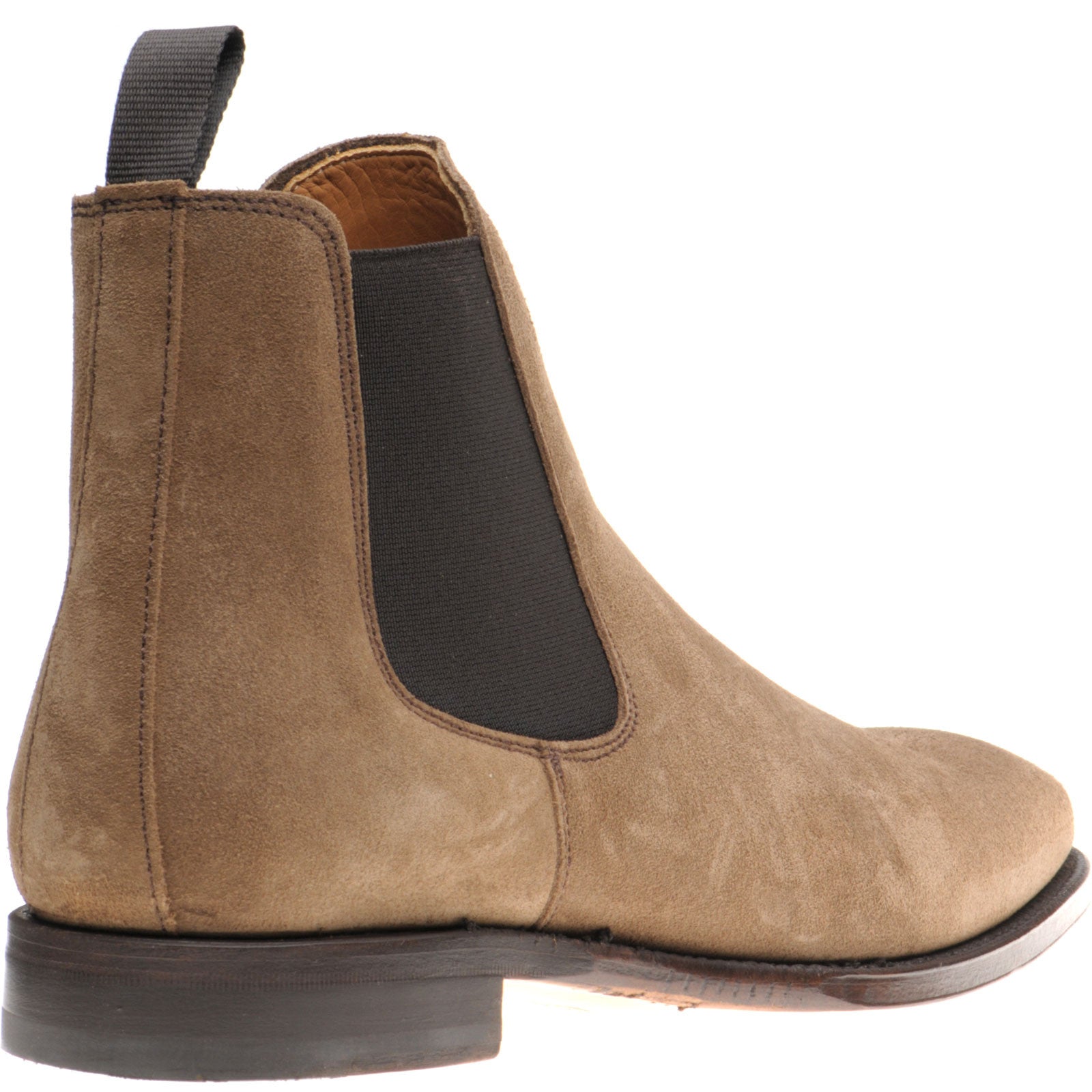 Product image for Herring Purcell II mens Chelsea boots in tabacco suede