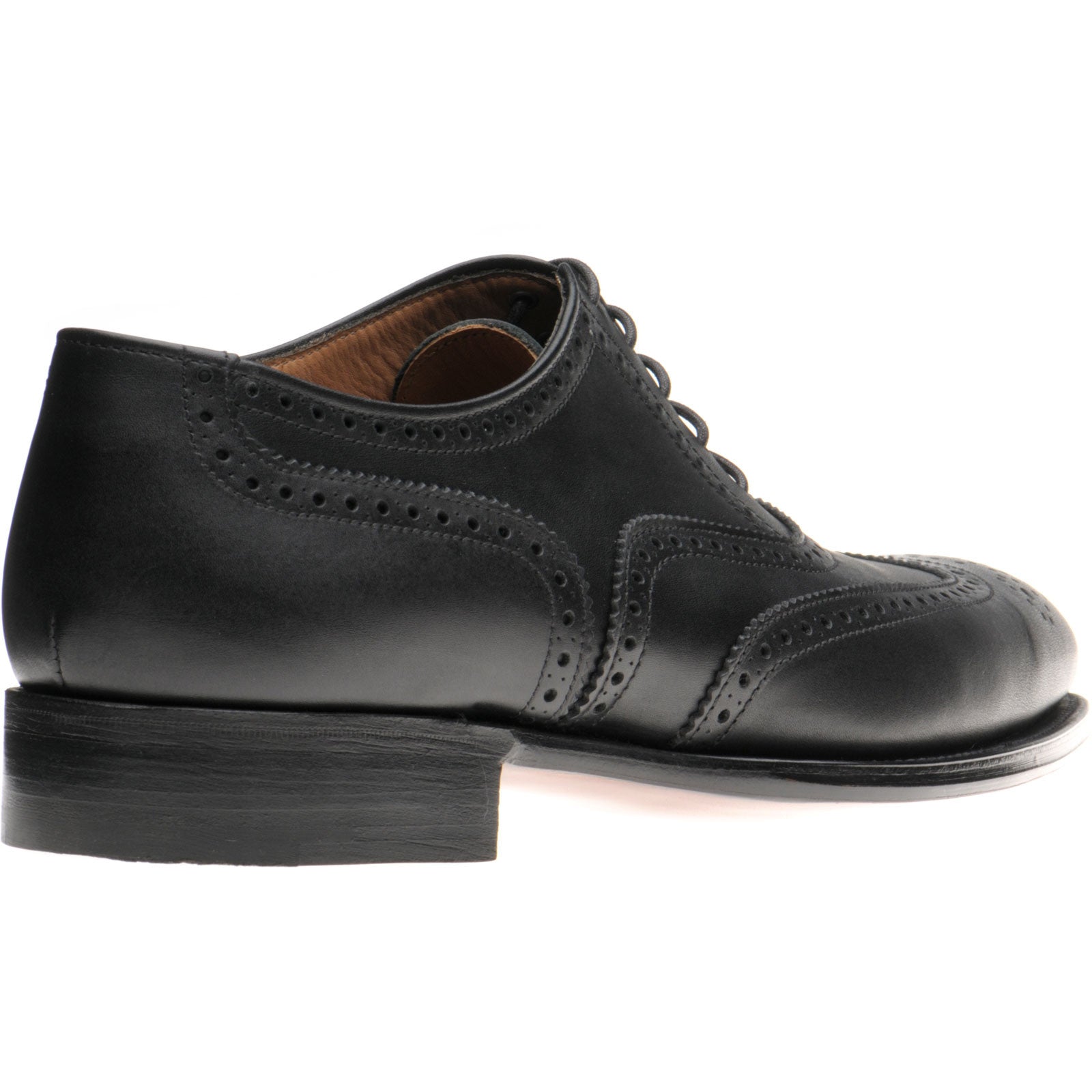 Product image for Herring Regent mens brogues in black calf