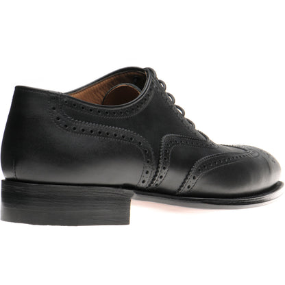 Product image for Herring Regent mens brogues in black calf