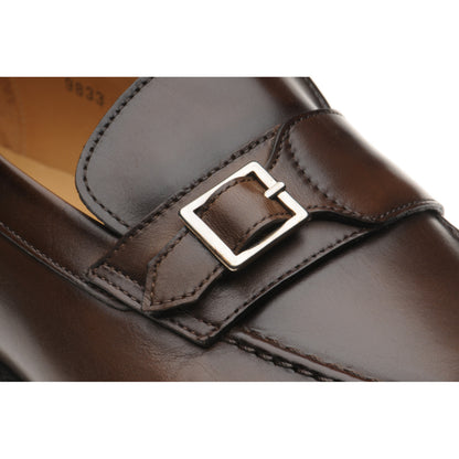 Product image for Herring Rigoletto mens monk shoes in brown calf