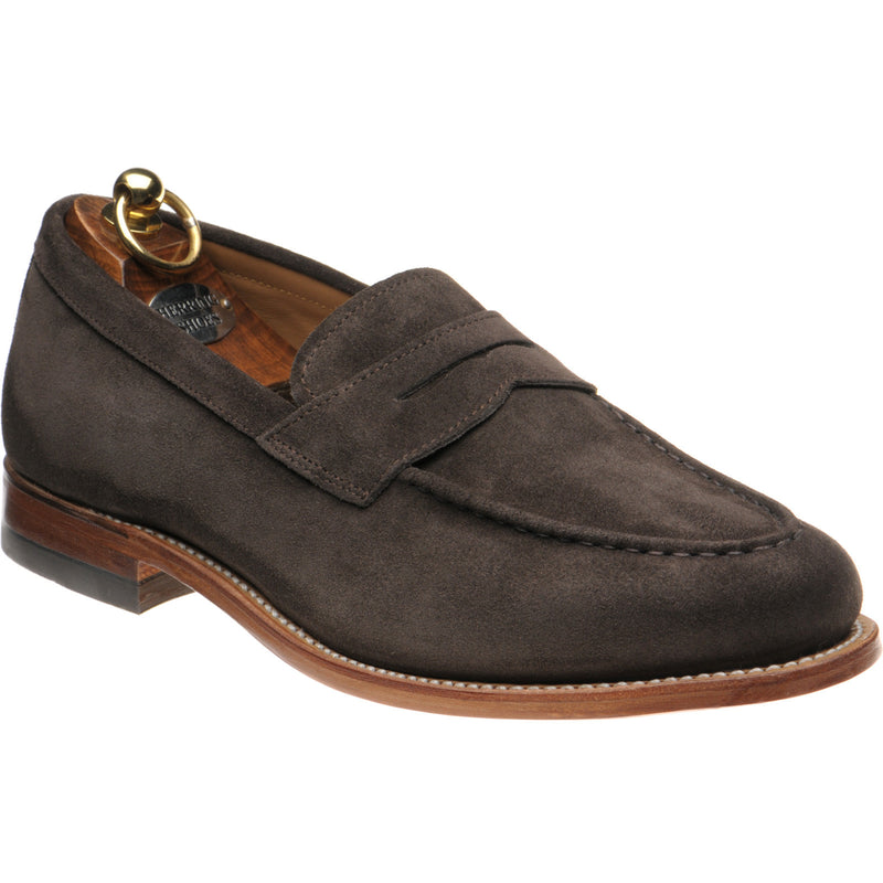 Product image for Herring Riverford mens loafers in brown suede (second)