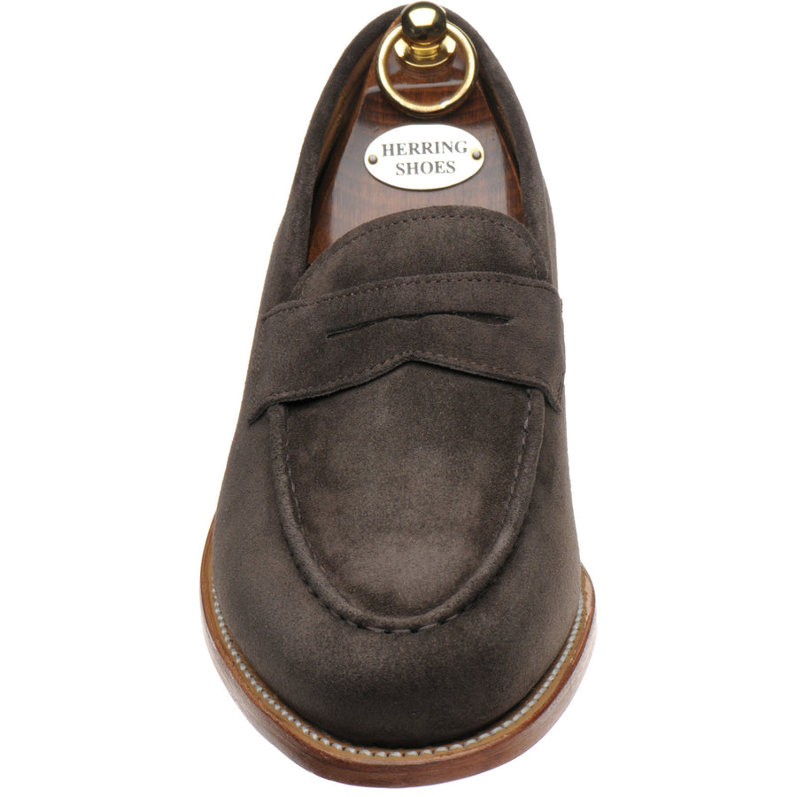 Product image for Herring Riverford mens loafers in brown suede (second)
