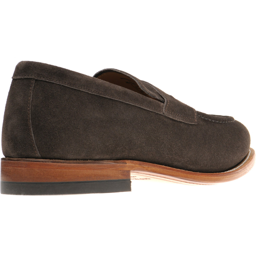 Product image for Herring Riverford mens loafers in brown suede (second)