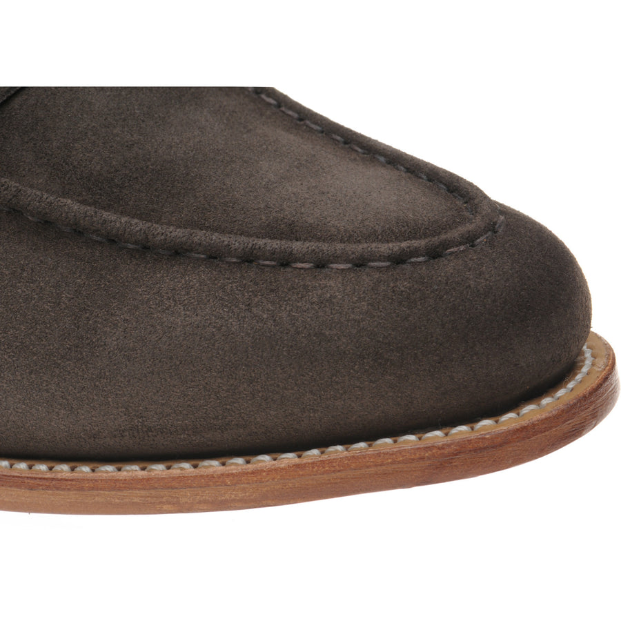 Product image for Herring Riverford mens loafers in brown suede (second)