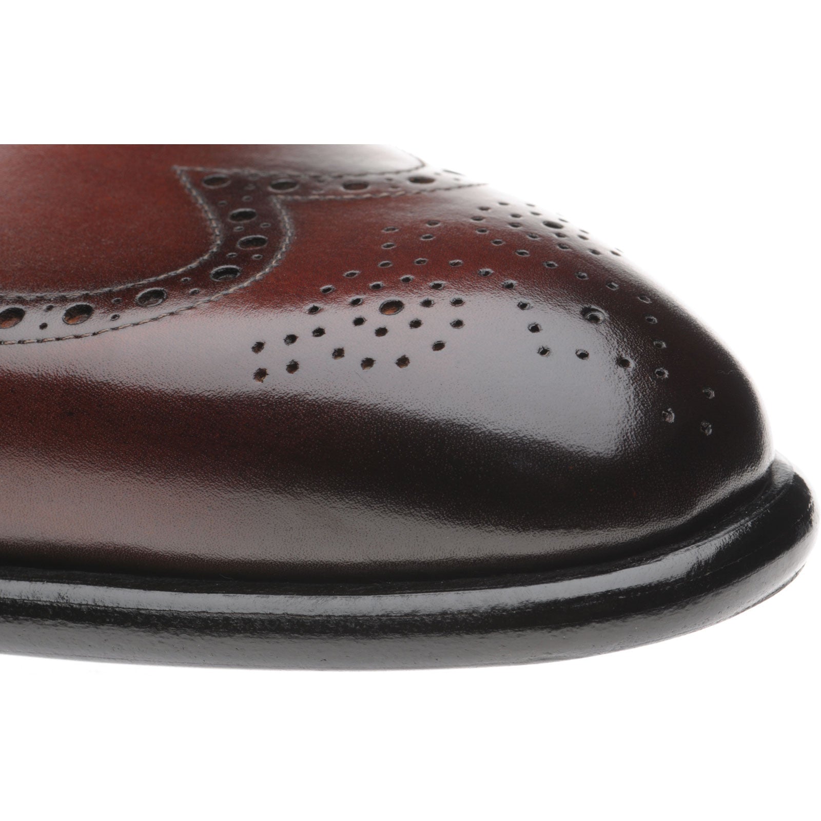 Product image for Herring Roche mens monk shoes in rosewood calf