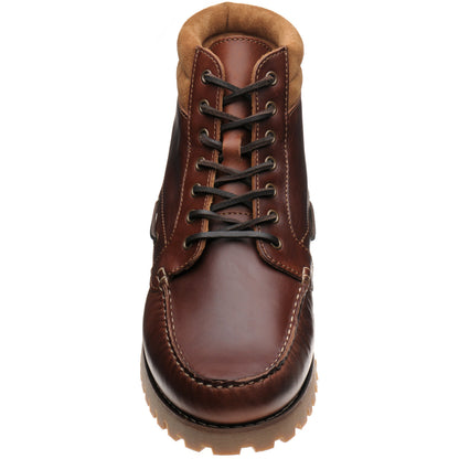 Product image for Herring Rockall mens rubber-soled boots in chestnut (second)