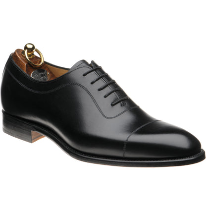 Product image for Herring Rodington mens Oxfords in black calf (second)