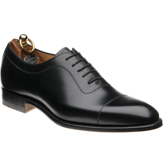 Product image for Herring Rodington mens Oxfords in black calf (second)