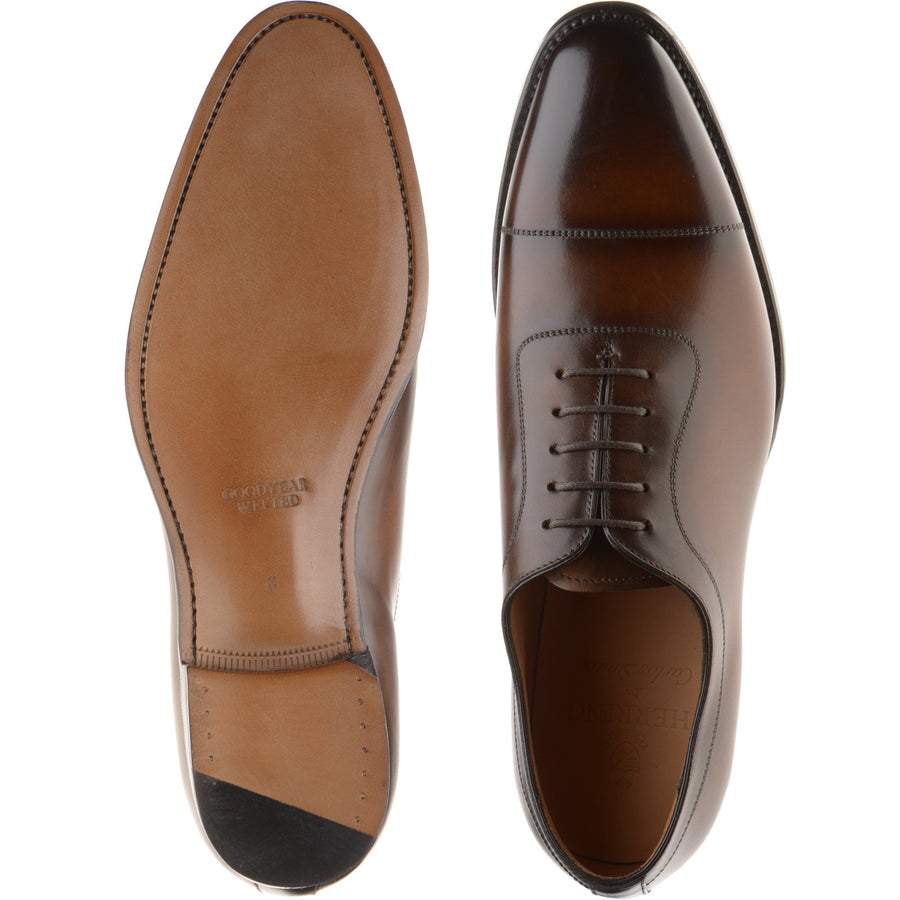 Product image for Herring Rodington mens Oxfords in brown calf (second)