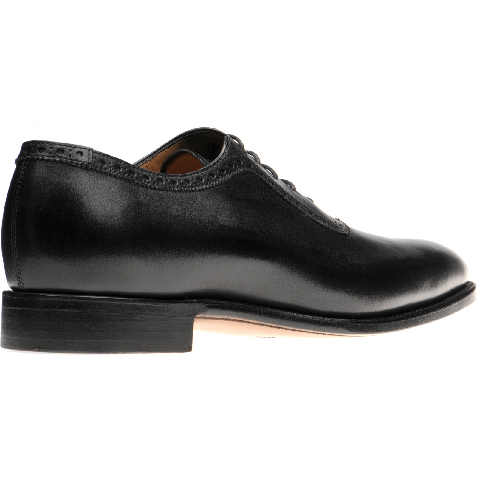Product image for Herring Ruskin mens Oxfords in black calf