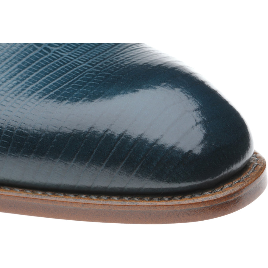 Product image for Herring Salobrena mens monk shoes in petrol lizard (second)
