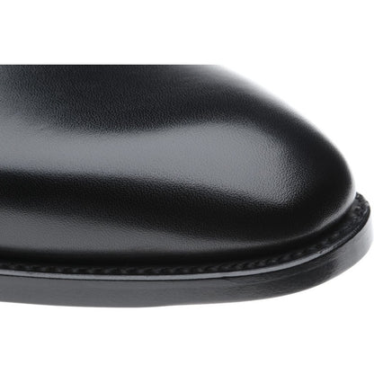 Product image for Herring Shakespeare mens double monk shoes in black calf (second)