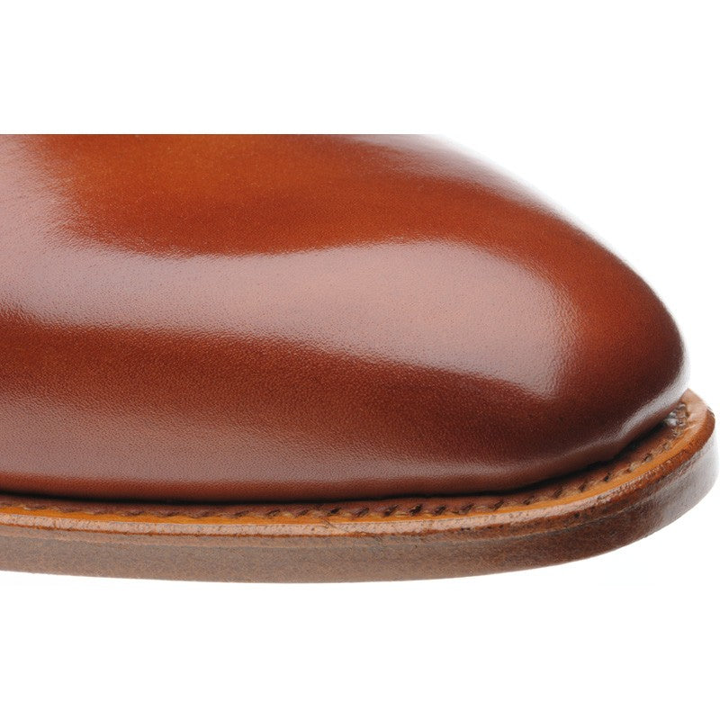 Product image for Herring Shakespeare mens double monk shoes in tan calf (second)