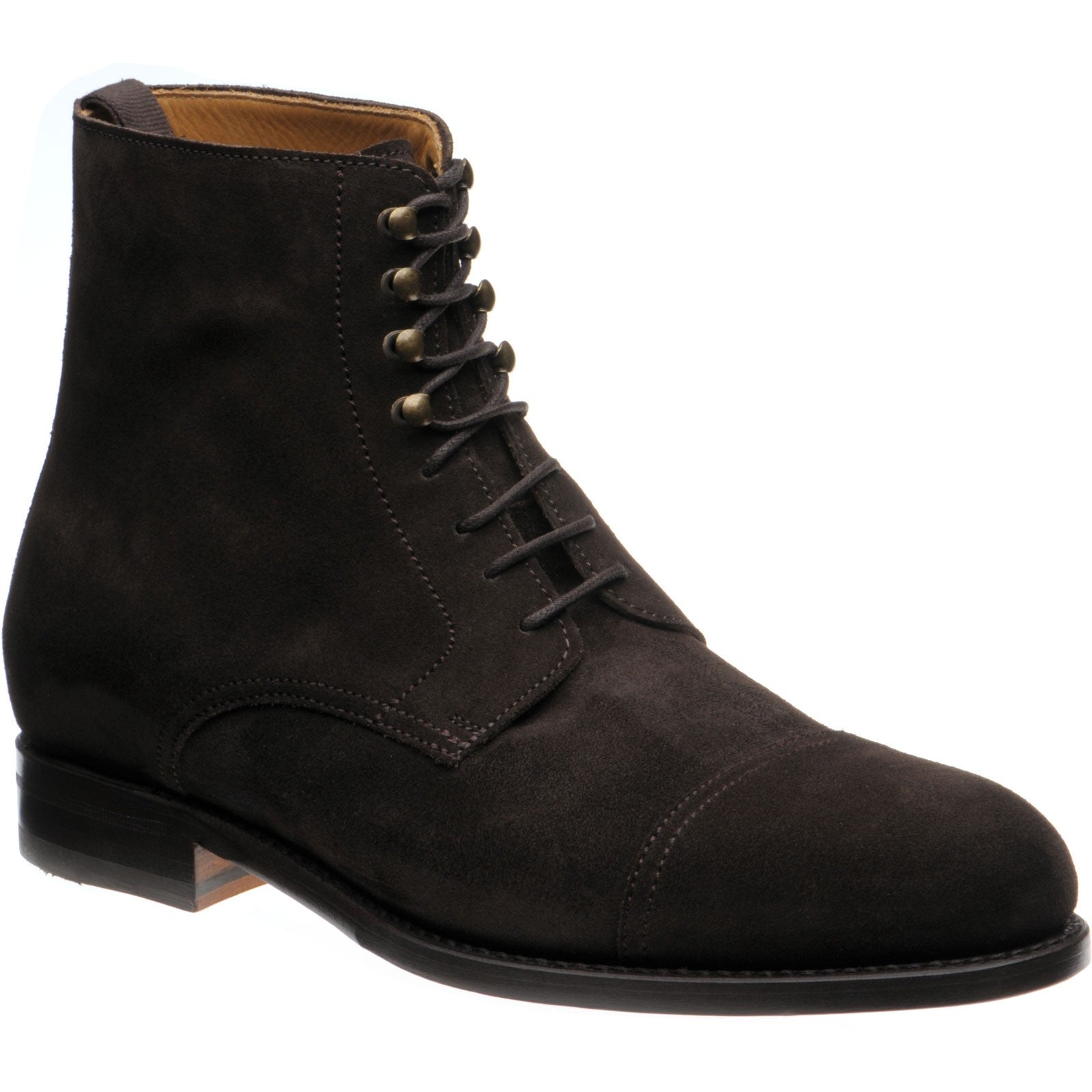 Product image for Herring Shelby mens boots in brown suede