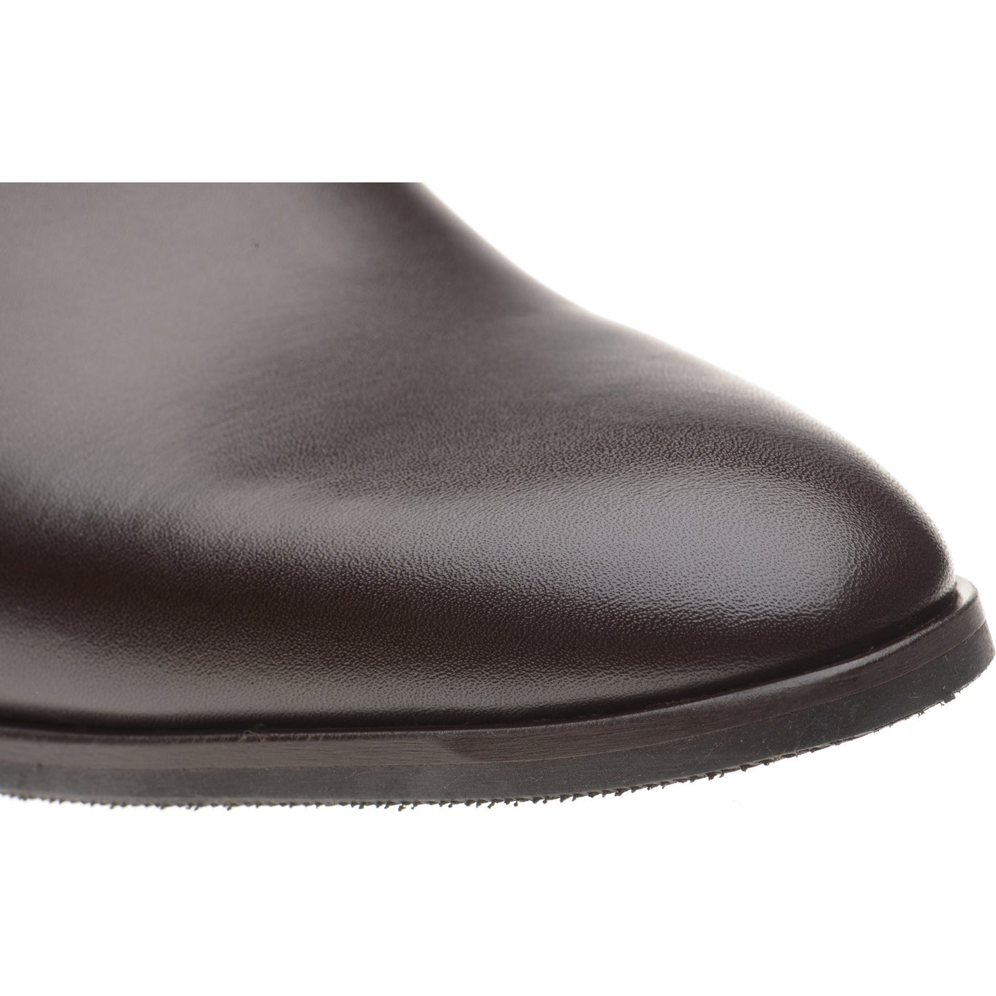 Product image for Herring Shelley mens rubber-soled Chelsea boots in chocolate brown calf