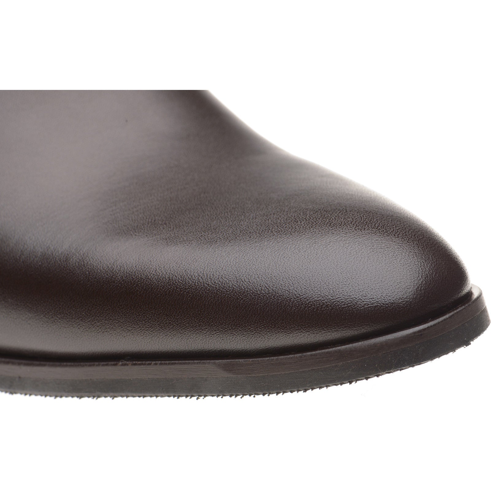 Product image for Herring Shelley mens rubber-soled Chelsea boots in chocolate brown calf
