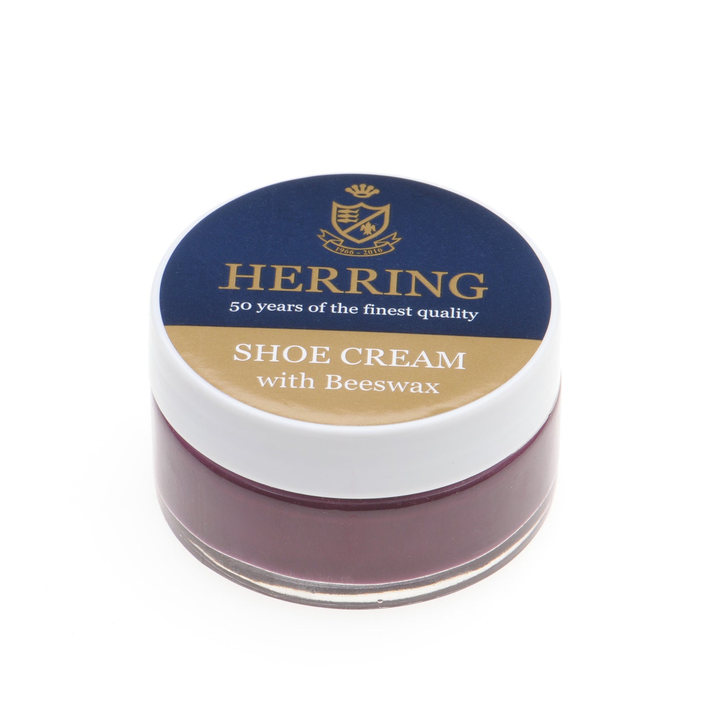 Product image for Herring Shoe Cream Polish in burgundy