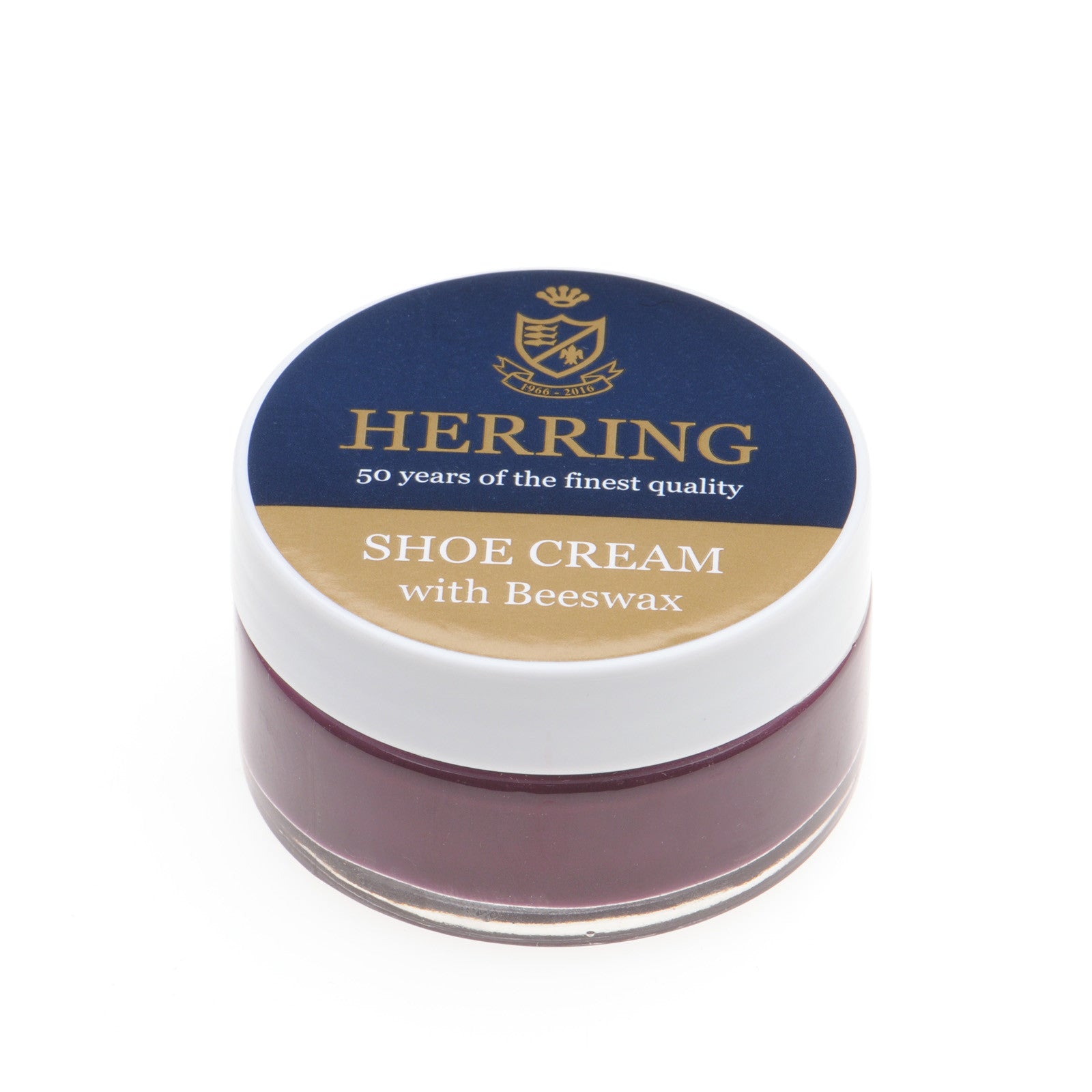 Product image for Herring Shoe Cream Polish in burgundy