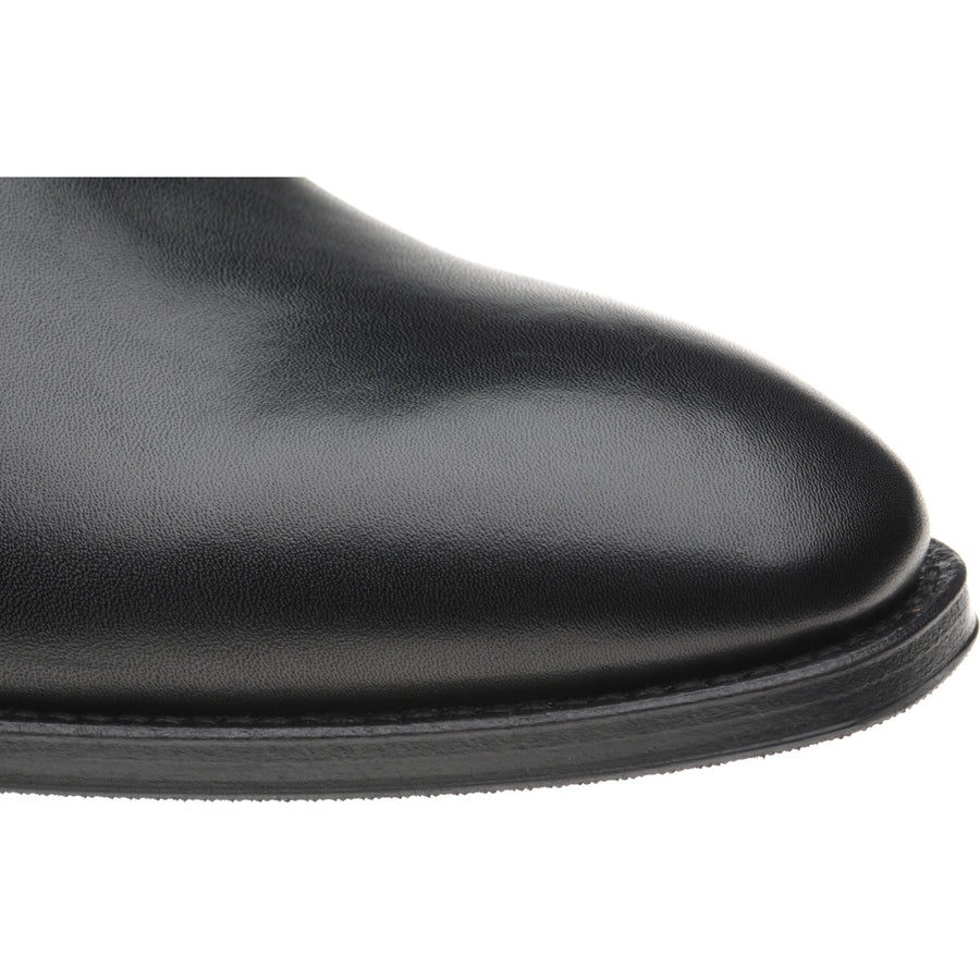 Product image for Herring Shrewsbury mens hybrid-soled Oxfords in black calf (second)