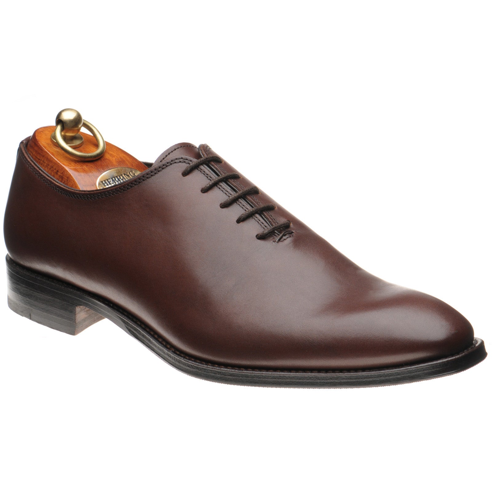 Product image for Herring Shrewsbury in dark brown calf