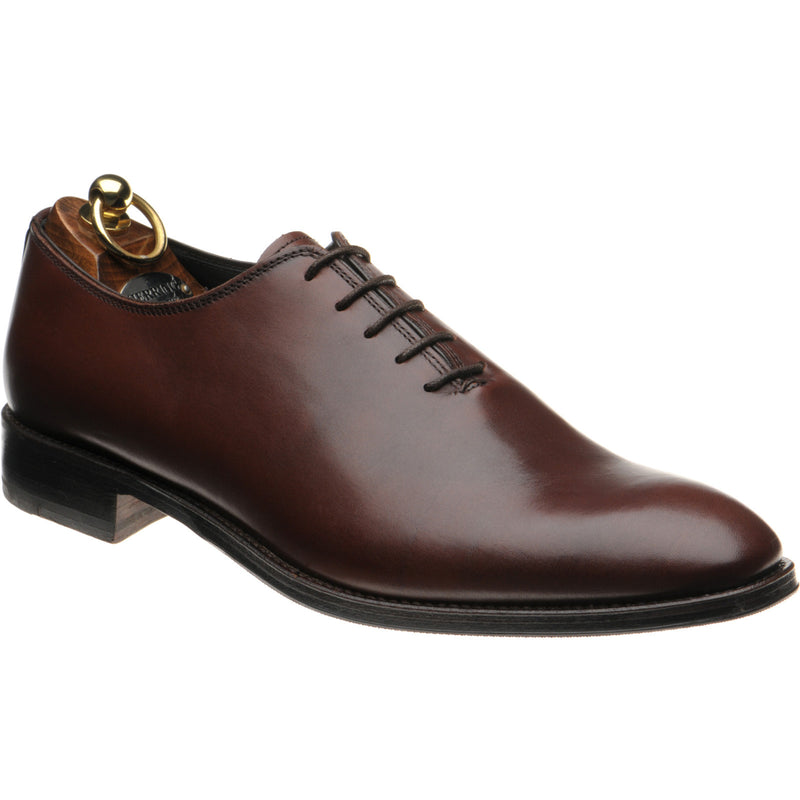 Product image for Herring Shrewsbury mens hybrid-soled Oxfords in dark brown calf (second)