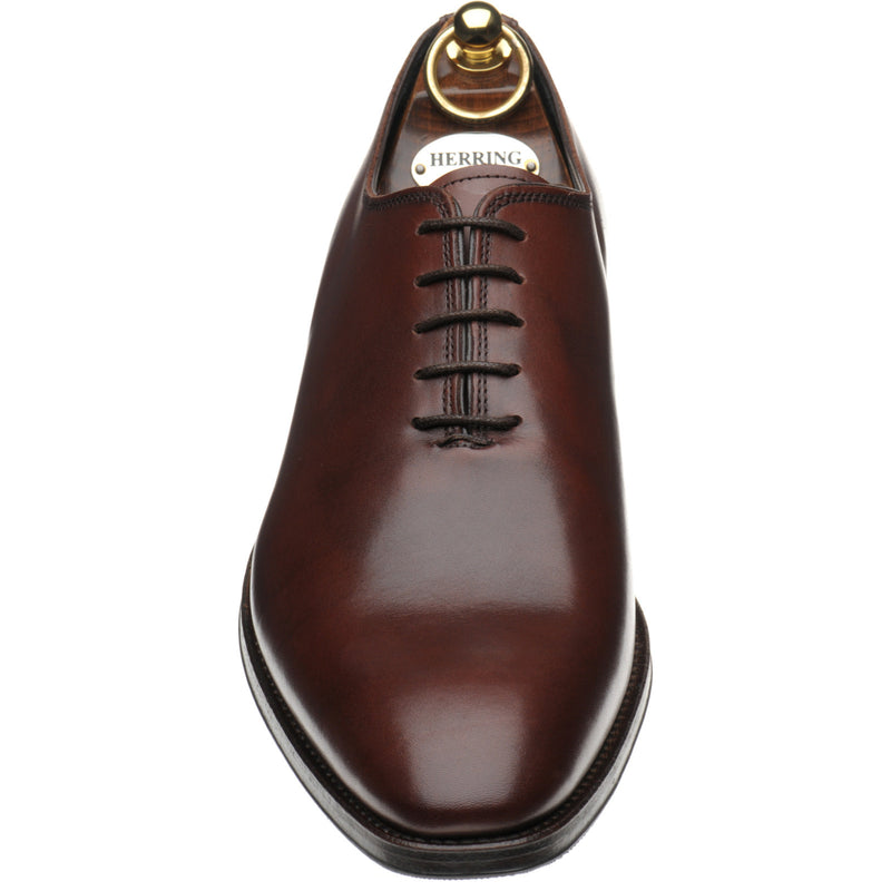 Product image for Herring Shrewsbury mens hybrid-soled Oxfords in dark brown calf (second)