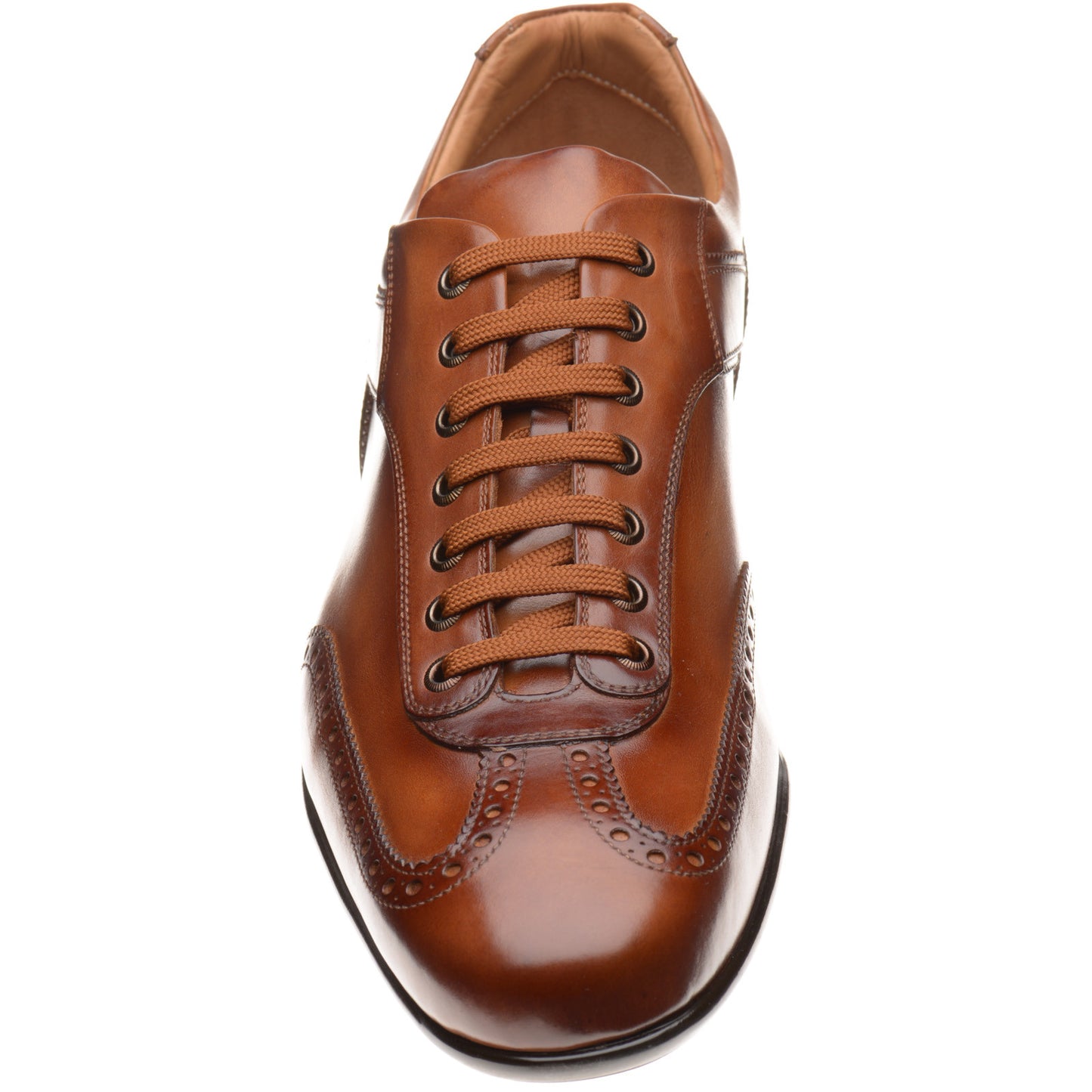 Product image for Herring Silverstone mens rubber-soled in tan calf