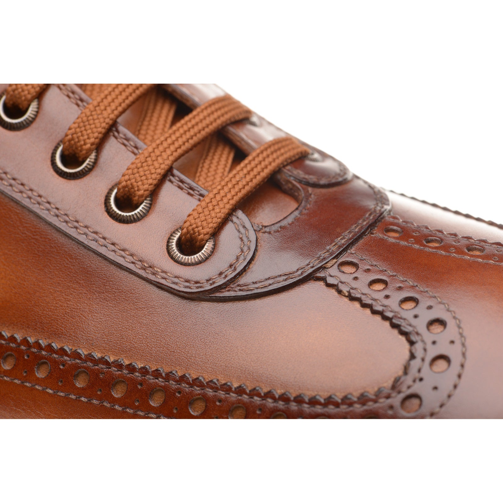 Product image for Herring Silverstone mens rubber-soled in tan calf